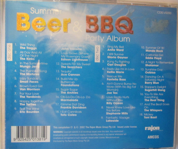 Various : Summer Beer & Bbq Party Album (2xCD, Comp)