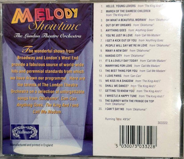 The London Theatre Orchestra : Melody Showtime Volume 1 (CD, Album)