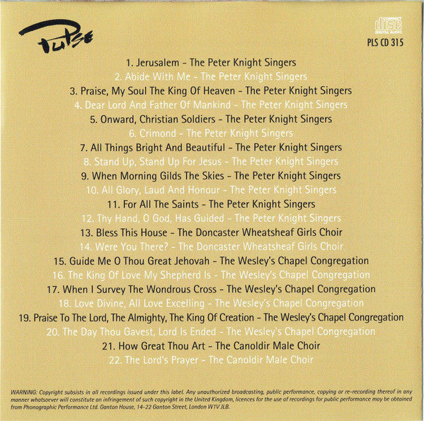 Various : Your Favourite Hymns & Songs Of Inspiration (CD, Comp)