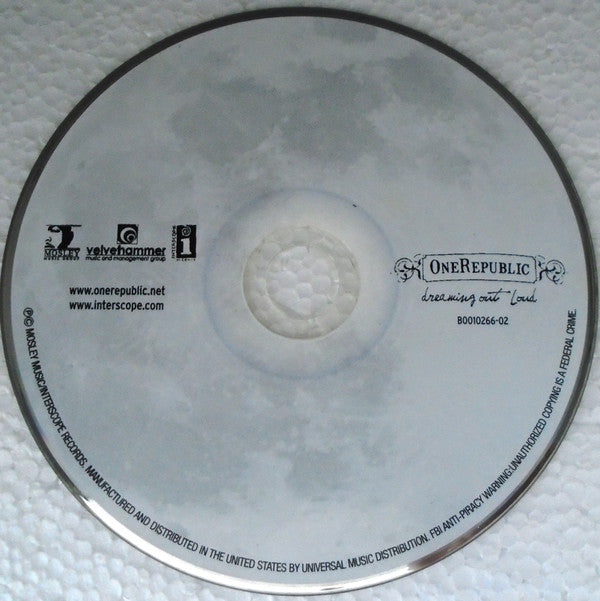 OneRepublic : Dreaming Out Loud (CD, Album, RE)