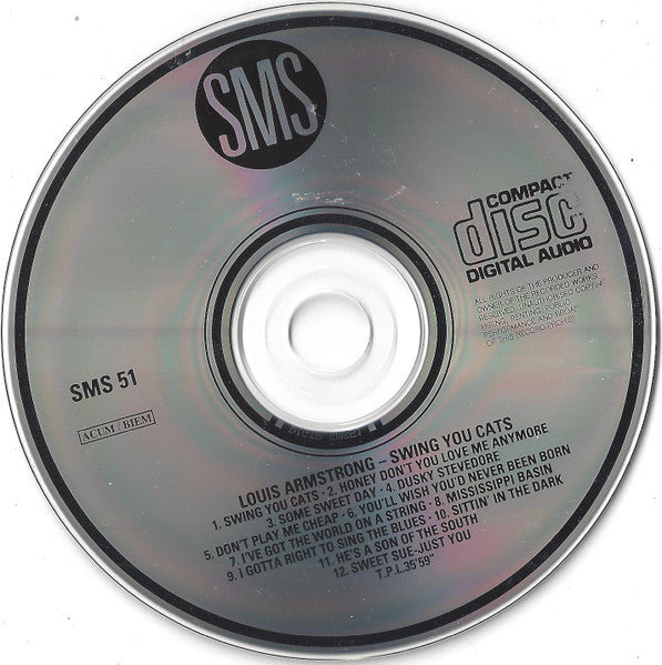 Louis Armstrong & His Orchestra* : Swing You Cats (CD, Comp)