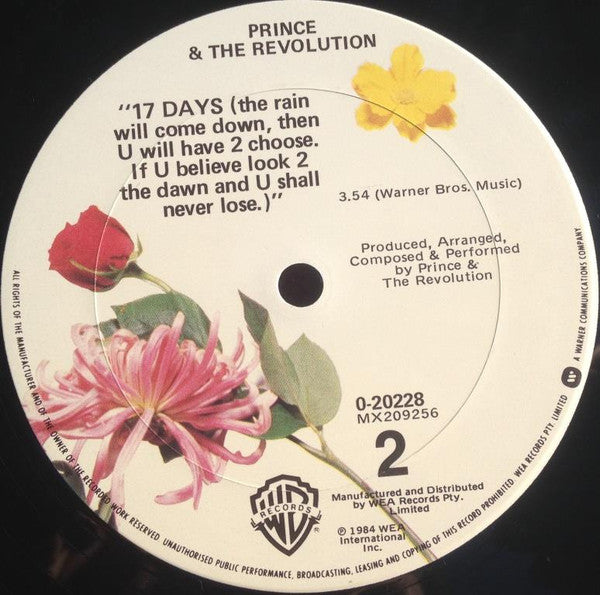 Prince And The Revolution : When Doves Cry (12", Single)