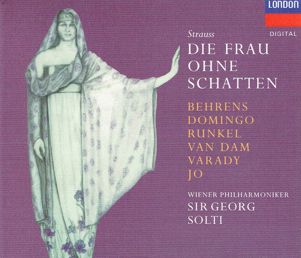 Richard Strauss - Behrens* · Domingo* · Runkel* · Van Dam* · Varady* · Jo* · Wiener Philharmoniker · Sir Georg Solti* : Die Frau Ohne Schatten (3xCD, Album, RE, RM + Box, Sli)