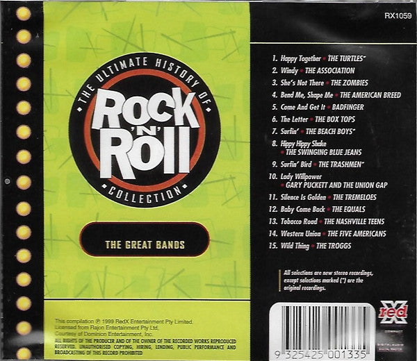 Various : The Ultimate History Of Rock ’n’ Roll Collection: The Great Bands (CD, Comp)