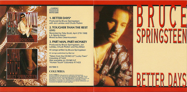 Bruce Springsteen : Better Days / Human Touch (2xCD, Maxi)
