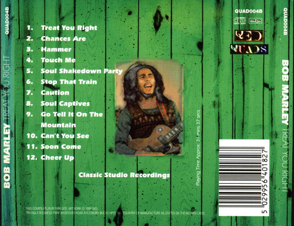 Bob Marley : Treat You Right (CD, Comp)