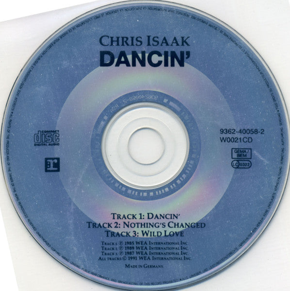 Chris Isaak : Dancin' (CD, Single)