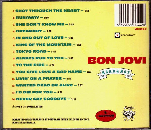 Bon Jovi : Hard & Hot (CD, Comp, RE)