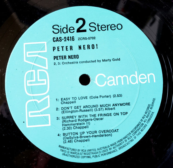 Peter Nero : Peter Nero! (LP, Comp)