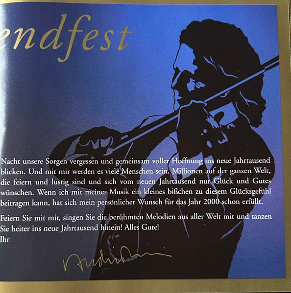 André Rieu : Das Jahrtausendfest (CD, Album)