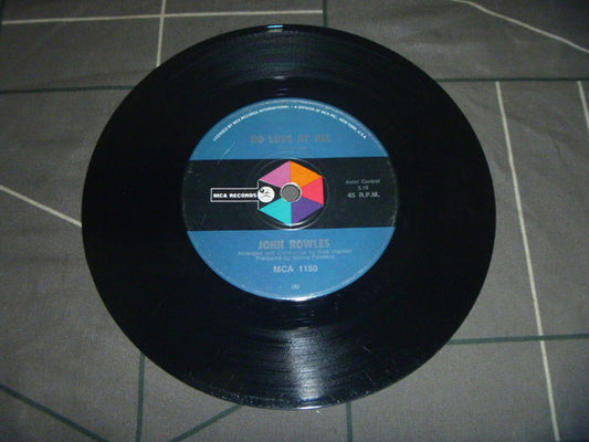 John Rowles : No Love At All (7")