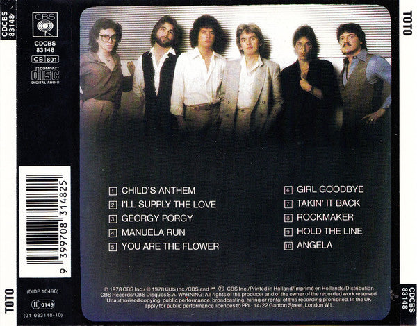 Toto : Toto (CD, Album, RE)