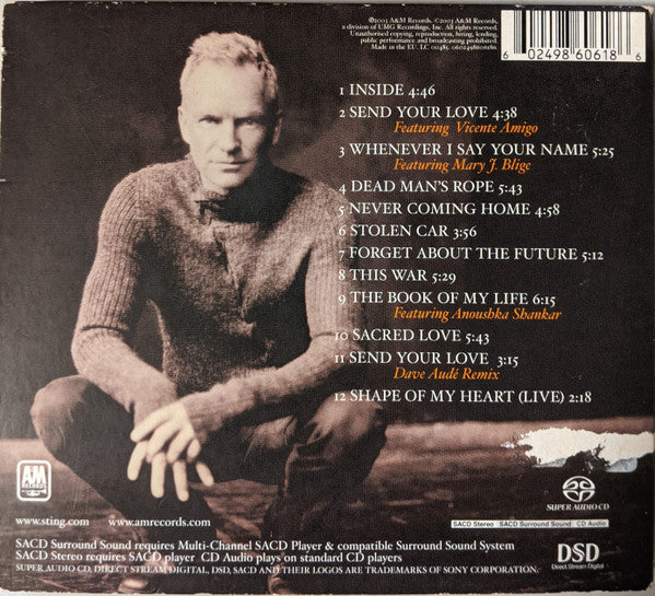 Sting : Sacred Love (SACD, Hybrid, Multichannel, Album, Ltd, 5.1)