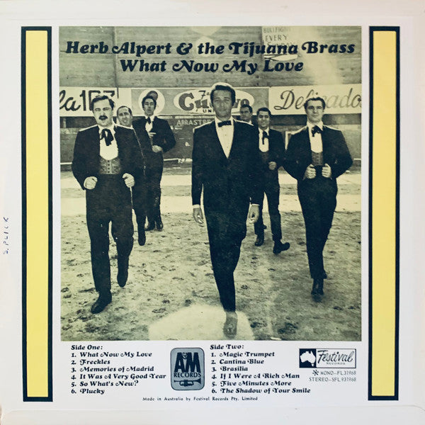 Herb Alpert & The Tijuana Brass : What Now My Love (LP, Album, Mono)