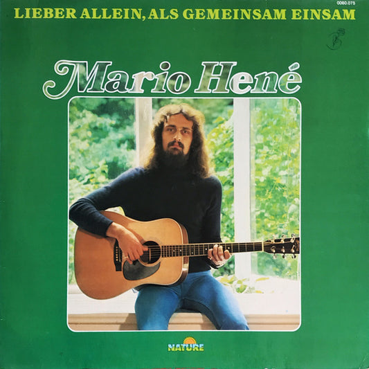 Mario Hené : Lieber Allein, Als Gemeinsam Einsam (LP, Album)