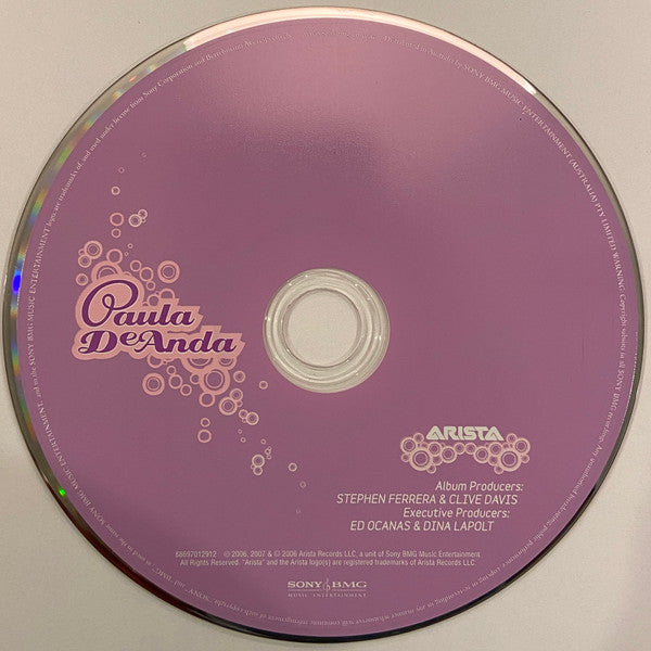 Paula DeAnda : Paula DeAnda (CD, Album)