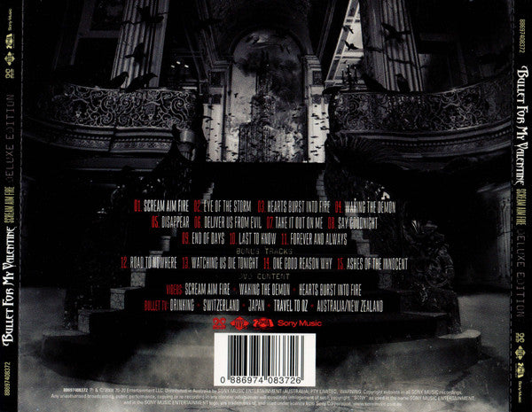 Bullet For My Valentine : Scream Aim Fire (CD, Album + DVD-V + Dlx, O-C)