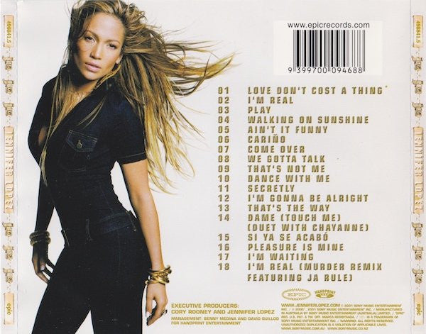 Jennifer Lopez : J.Lo (CD, Album, RE)