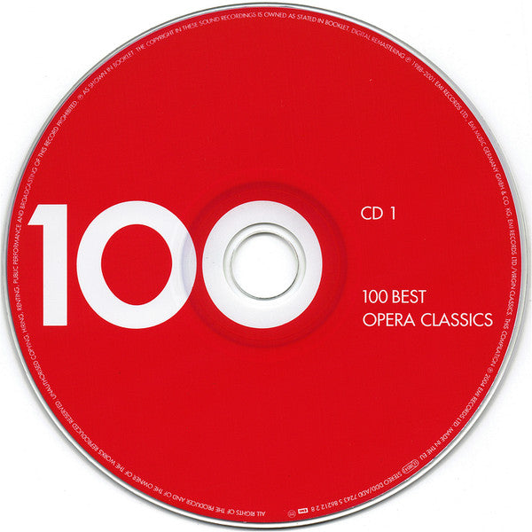 Various : 100 Best Opera Classics (6xCD, Comp)