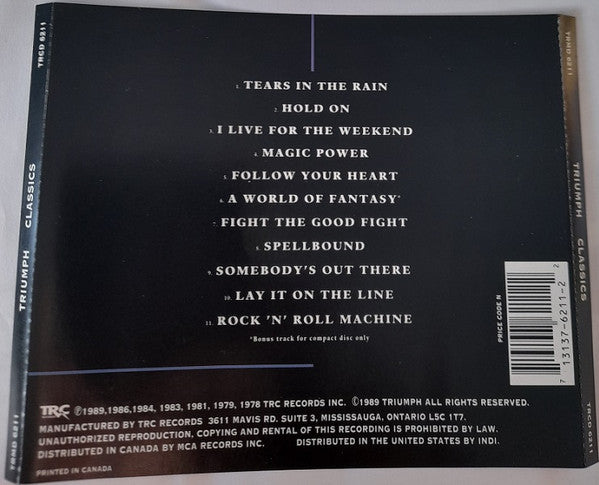 Triumph (2) : Classics (CD, Comp, RE)