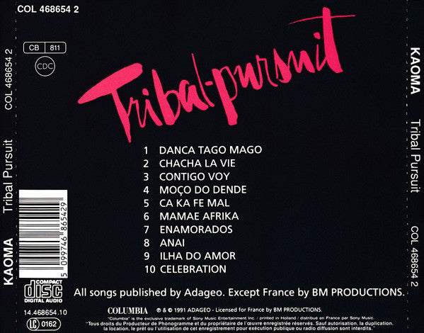 Kaoma : Tribal-pursuit (CD, Album)