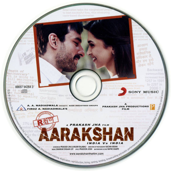 Shankar Ehsaan Loy : Aarakshan (CD-ROM, Album)