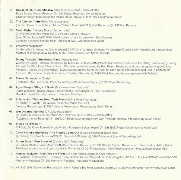 Cevin Fisher : My First CD (Dangerous Disco - The Adventures Of Double O Cevin) (CD, Comp, Mixed)