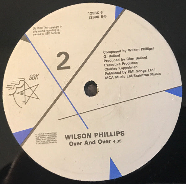 Wilson Phillips : Hold On (12", Blu)