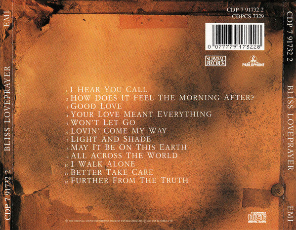 Bliss (10) : Loveprayer (CD, Album)