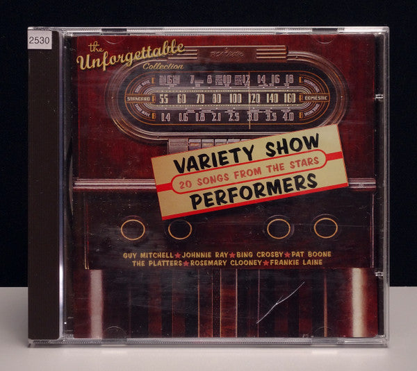 Various : The Unforgettable Collection - Variety Show Performers - 20 Songs From The Stars (CD, Comp)