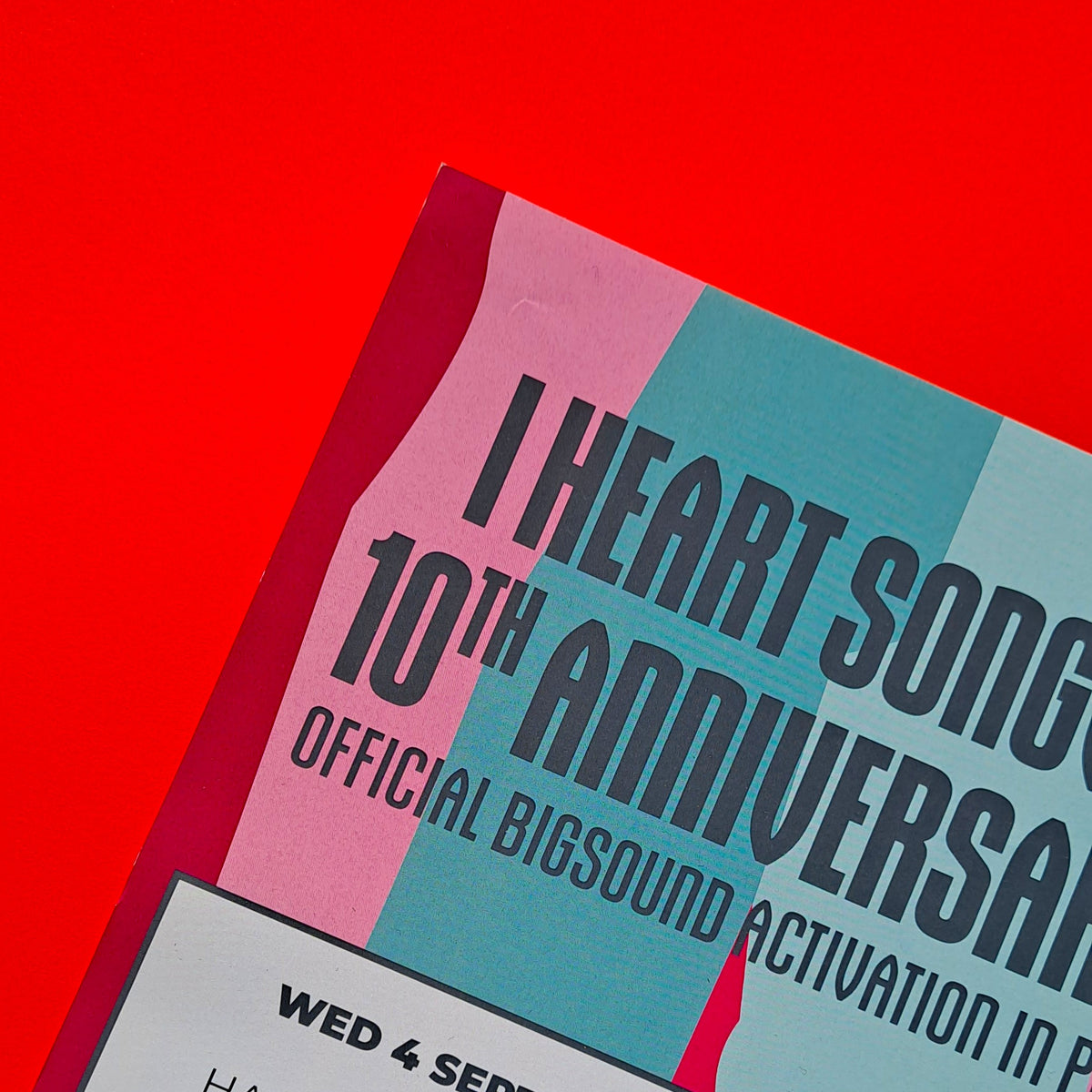 BIGSOUND 2024 – I Heart Songwriting Club Brisbane Showcase A3 Poster