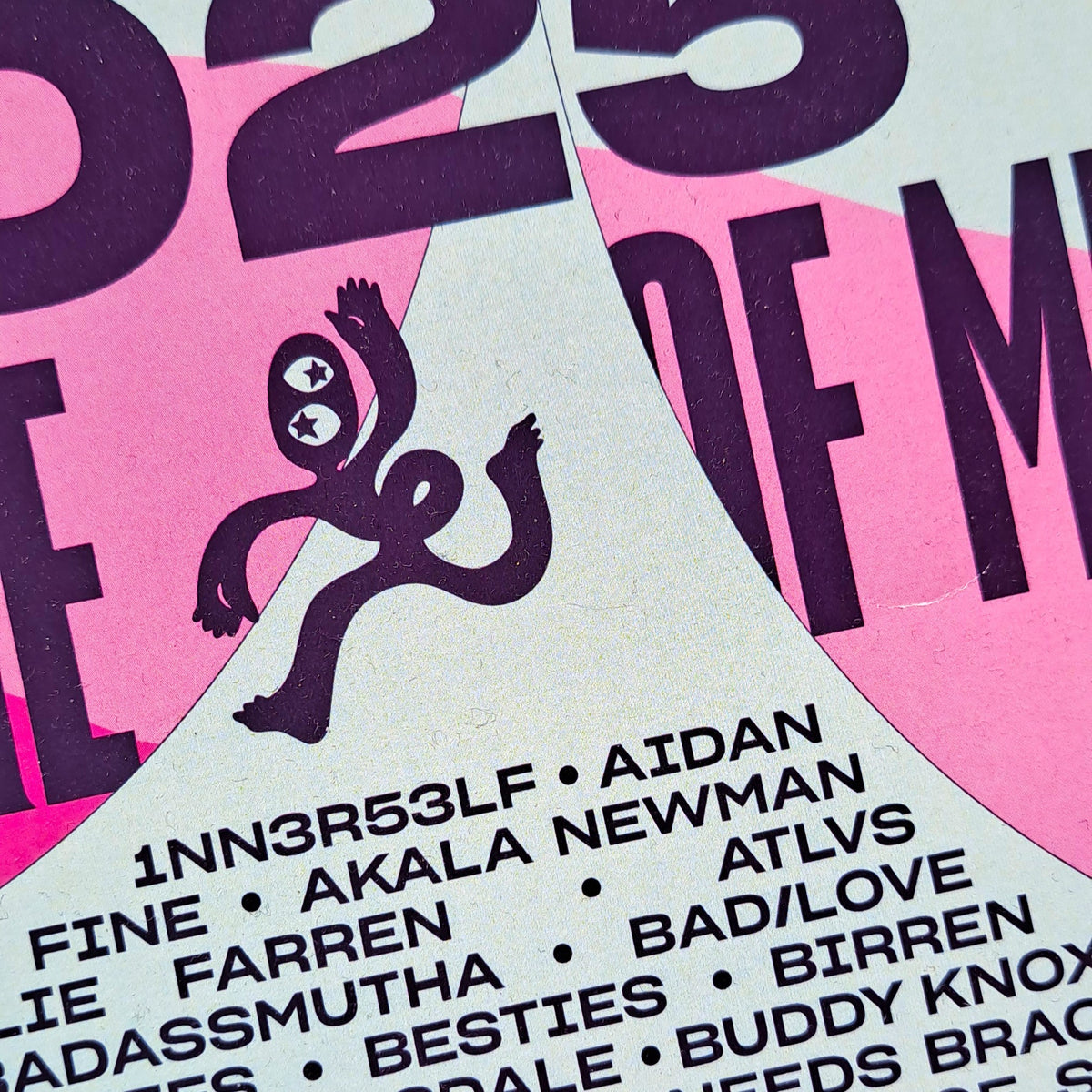 BIGSOUND 2025 A3 Poster – Brisbane Music Festival (2–5 September)