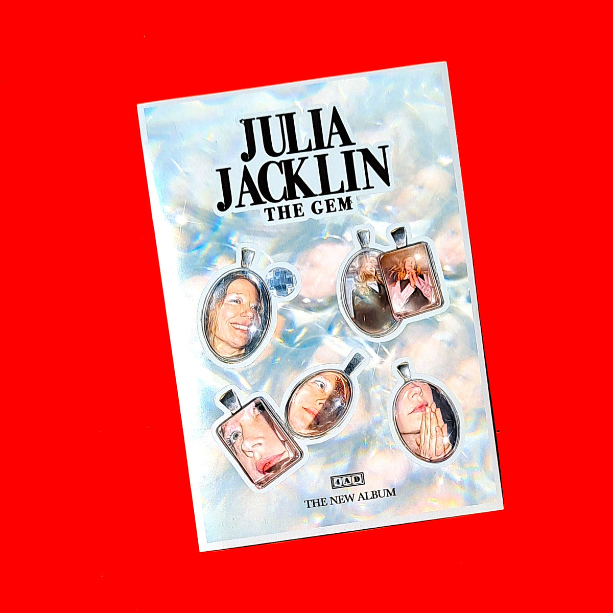 Julia Jacklin – The Gem (4AD, 2026 Promotional Handbill / Sticker Sheet)