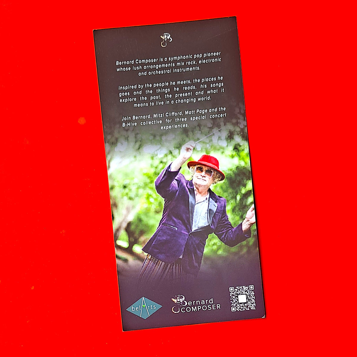 Bernard Composer & The B-Hive Collective – Song Stories - Brisbane Concert Handbill (Chrome Street Studios, Salisbury) 2026