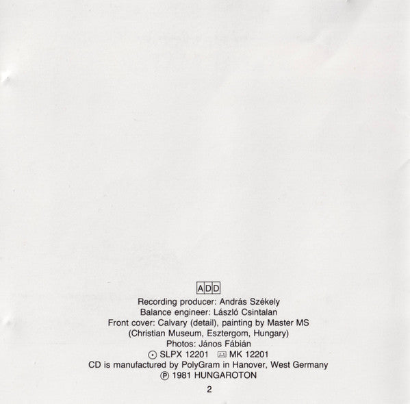 Giovanni Battista Pergolesi - Magda Kalmár, Julia Hamari, Lamberto Gardelli : Stabat Mater (CD, Album, RE, RP)