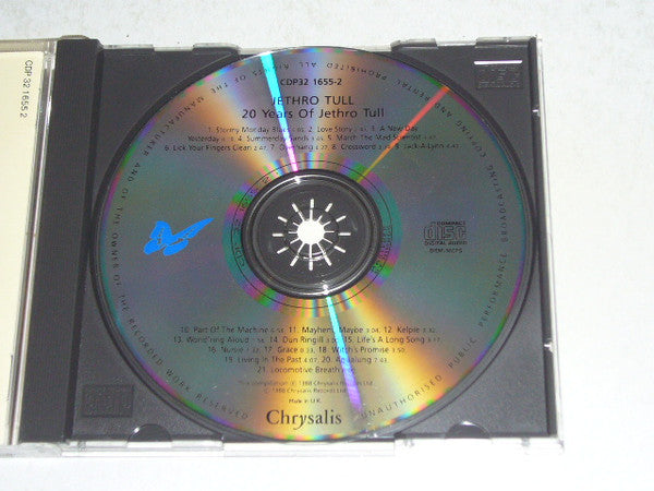 Jethro Tull : 20 Years Of Jethro Tull (CD, Comp)