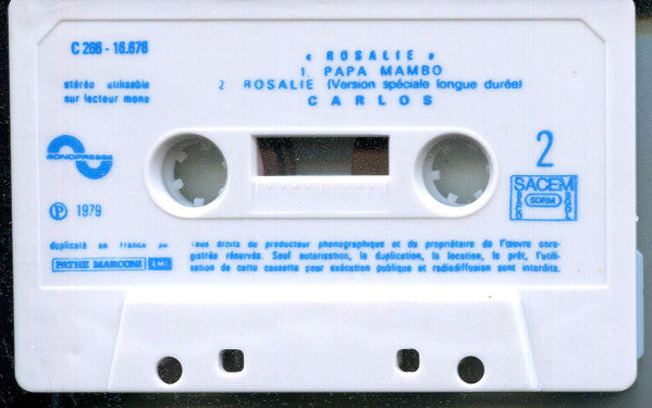 Carlos (3) : Rosalie (Cass, Album)