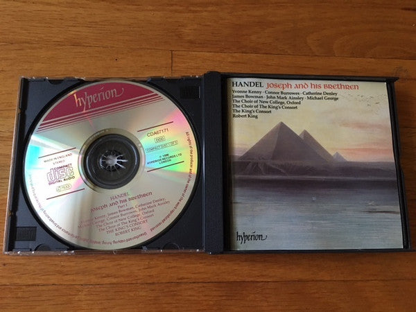 Handel*, The King's Consort, Robert King (9), Yvonne Kenny, James Bowman (2), Catherine Denley, Michael George (3), John Mark Ainsley, Connor Burrowes, The New College Oxford Choir, The Choir Of The King's Consort : Joseph And His Brethren (3xCD)