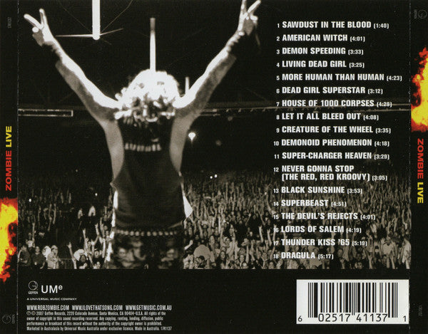 Rob Zombie : Zombie Live (CD, Album)