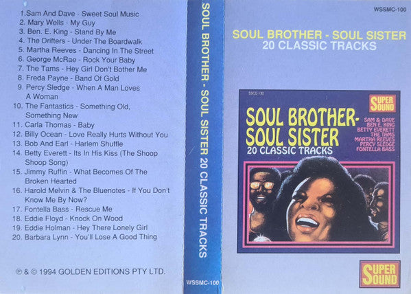 Various : Soul Brother - Soul Sister (Cass, Comp)