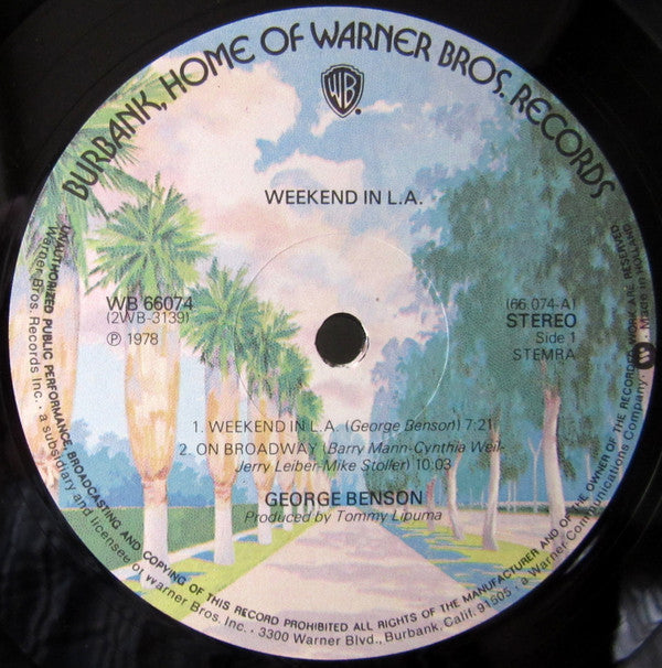 George Benson : Weekend In L.A. (2xLP, Album, Gat)