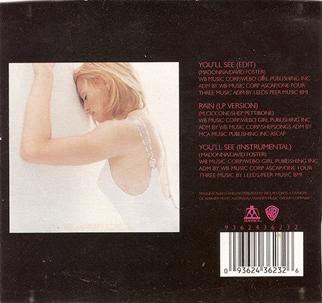 Madonna : You'll See (CD, Single)