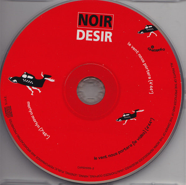 Noir Désir : Le Vent Nous Portera (CD, Single, Enh)