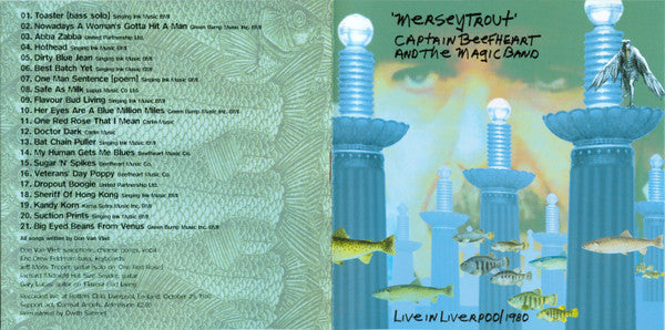 Captain Beefheart And The Magic Band : Merseytrout (Live In Liverpool 1980) (CD, Album, Unofficial)