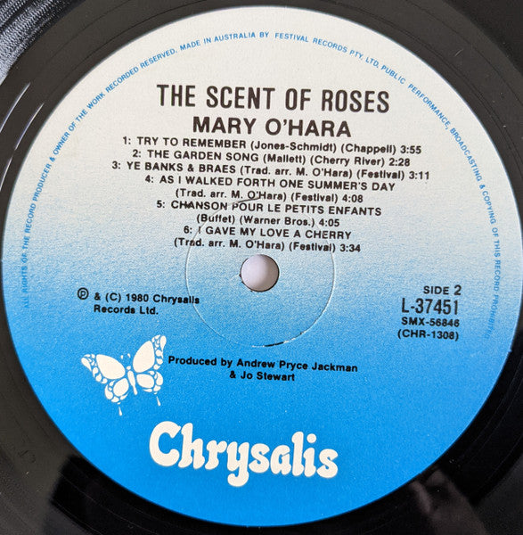 Mary O'Hara : The Scent Of The Roses (LP)