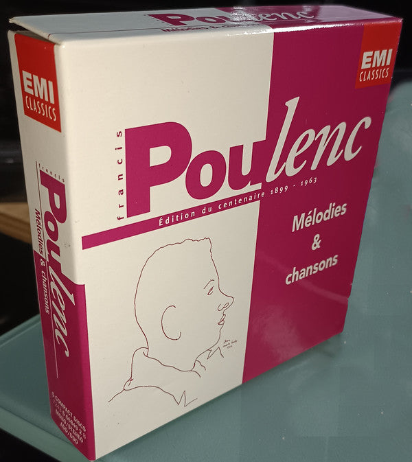 Francis Poulenc : Edition Du Centenaire: Melodies & Chansons 1899 - 1963 (5xCD, Comp, Mono, ADD + Box)