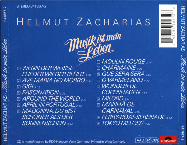Helmut Zacharias : Musik Ist Mein Leben (CD, Comp)