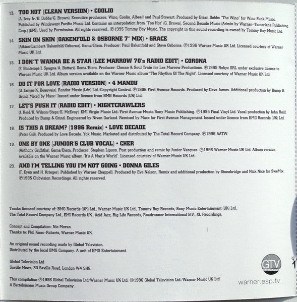 Various : Dance Tip 4 (CD, Comp)