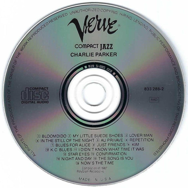Charlie Parker : Charlie Parker (CD, Comp, RM)