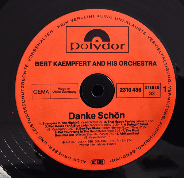Bert Kaempfert : Danke Schön (LP, Comp)
